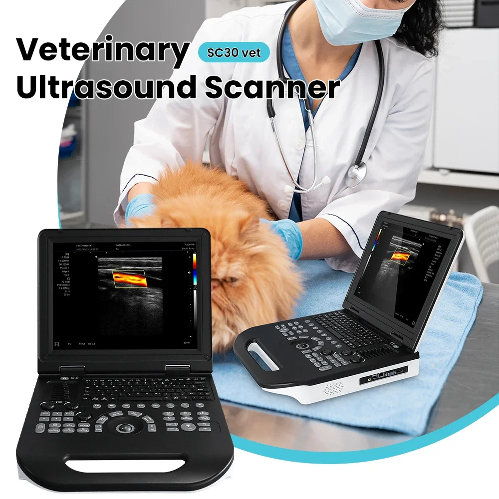 SC30 Ветеринарная цветная ветеринарная диагностическая система B-ультразвука 15