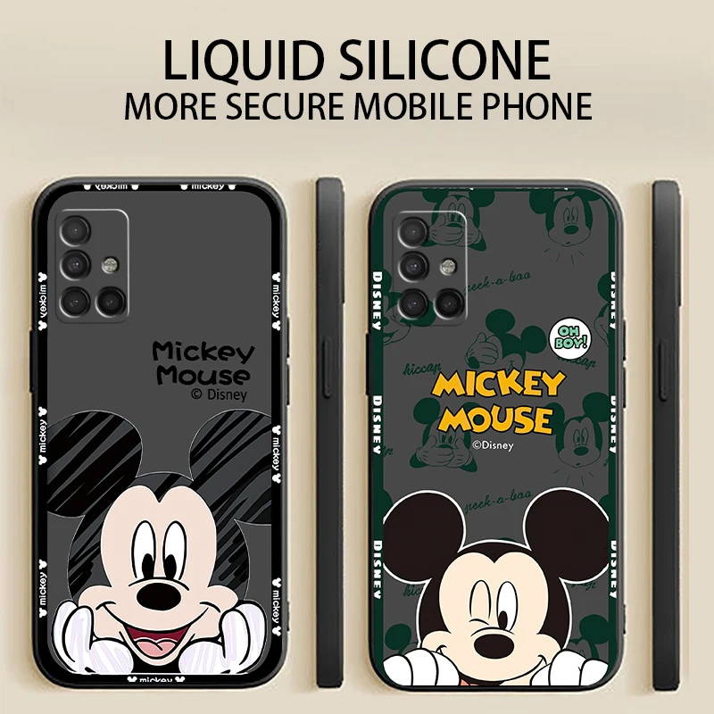 

Disney Mickey Cartoon Phone Cases For Samsung S20 S21 FE S20 Ultra Original Carcasa Soft ShockProof TPU Luxury Ultra