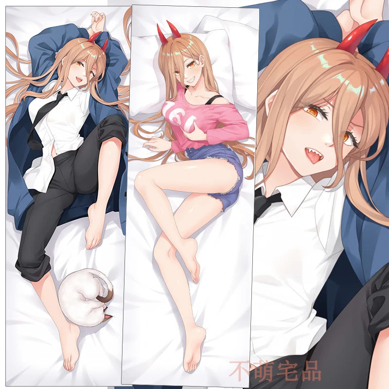 

Аниме бензопила человек мощность Косплей дакимакура обнимающая подушка для тела чехол Чехол для подушки рождественские подарки BMZP