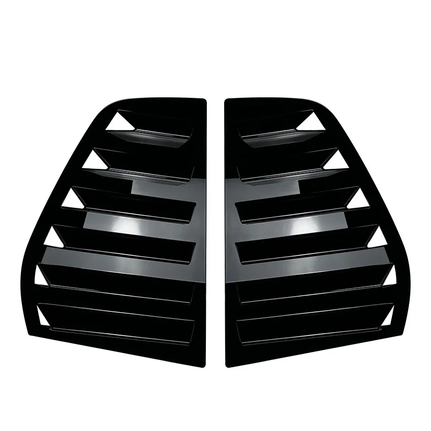 

Для VW Golf 5 MK5 5-дверный 2003-2010 Автомобильная задняя жалюзи, оконная боковая крышка, накладка, наклейка, вентиляционный совок, вид из углеродного волокна, ABS