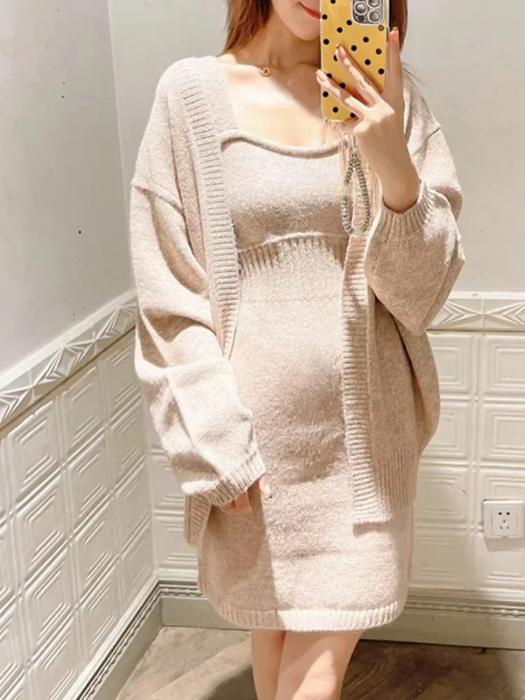 Элегантные японские женские костюмы на бретельках тонкое простое трикотажное