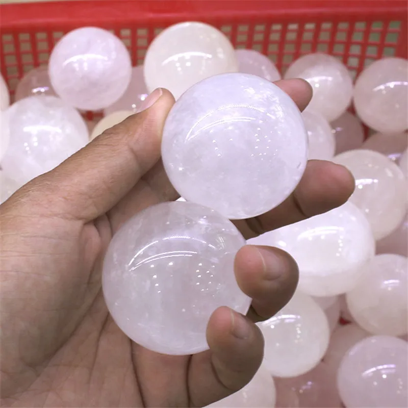 

1 Kg Natural White Calcite Crystal Sphere