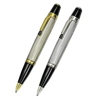 high quality mb bohemies black resin ballpoint pen mini stationery ball pens with diamond and serial number on clip