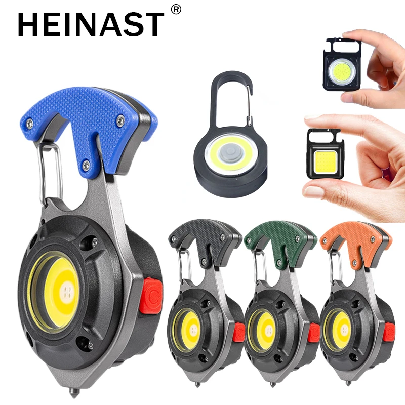 

Многофункциональный рабочий мини-фонарь с COB матрицей, портативный фонарь для скалолазания, фотоспасения, кемпинга, дома