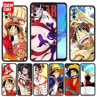 one piece japan anime case for oppo a53 a52 a3s a5s a9 a15 a31 a54 a74 a93 a94 f19 pro 4g 2020 capa silicone funda shell black
