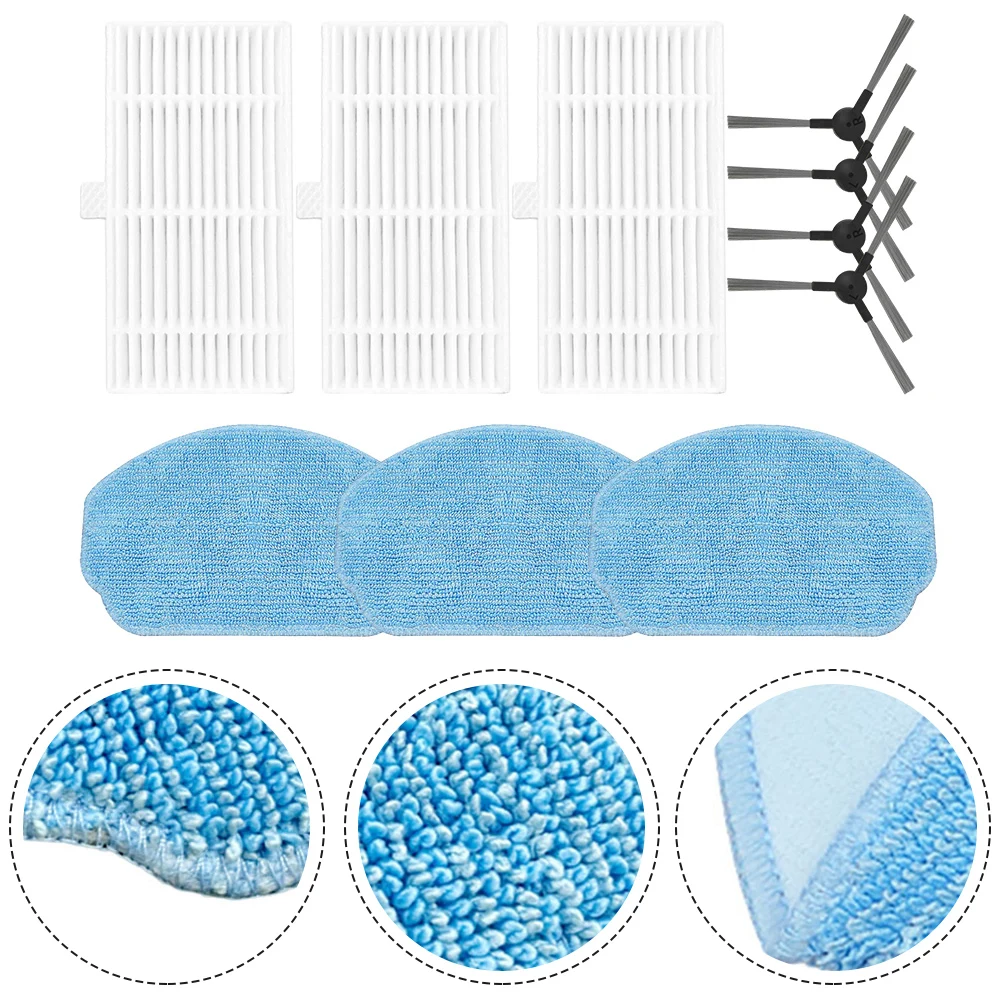 Боковая щетка фильтр набор тряпок для швабры Nedis WIFIVCB01 сменный пылесос