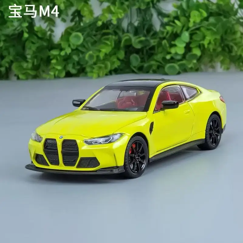 1:24 BMW M4 IM спортивный автомобиль из сплава литая под давлением металлическая шкала
