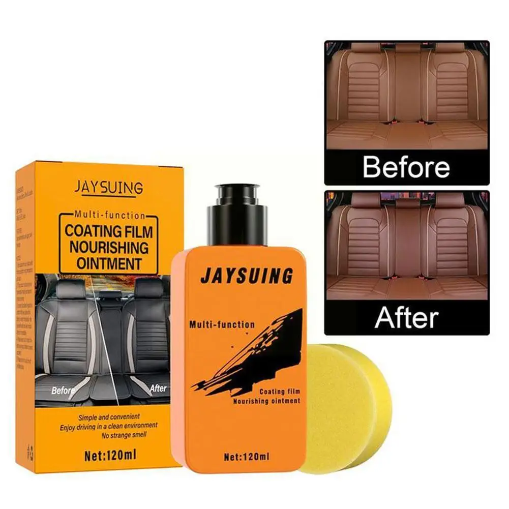 

Крем для ухода за кожей автомобиля, средство для ремонта и обслуживания автомобильного интерьера, 120 мл, для ремонта кожи B2X7