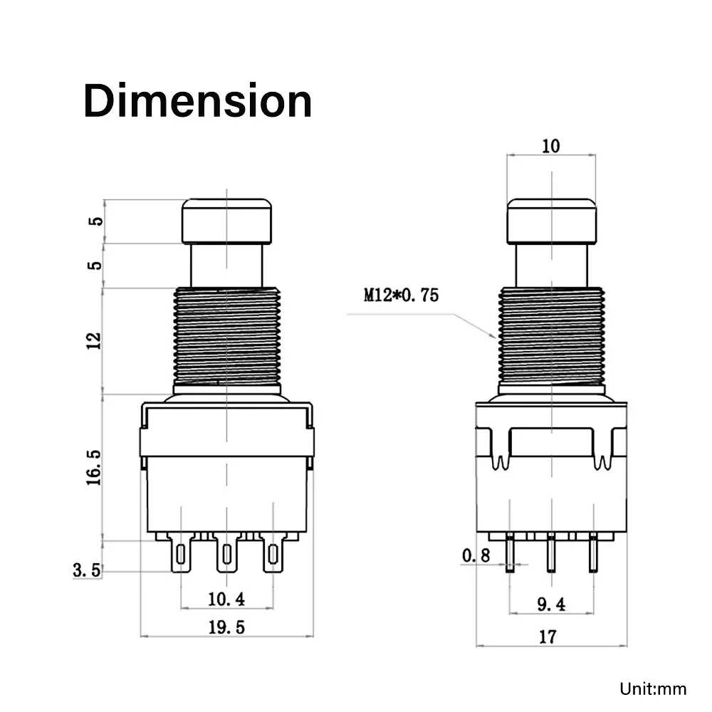 Педаль для гитарных эффектов 10 шт