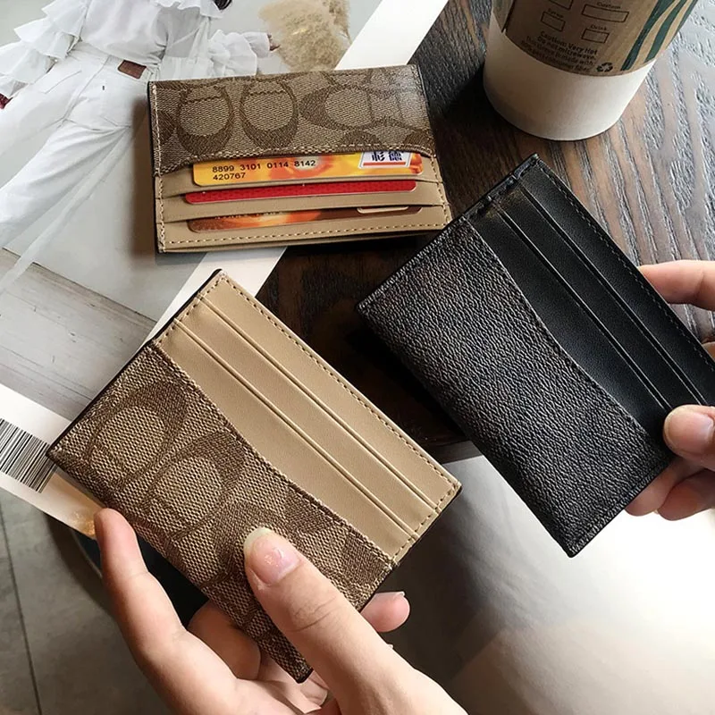 Luxury Design Wallets for Women Multi-Function Card Holder PU Leather Female Small Card Bag Short Women's Purse