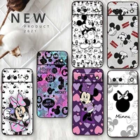 minnie mickey mouse print for google pixel 7 6 pro 6a 5a 5 4 4a xl 5g shell soft silicone fundas coque capa black phone case
