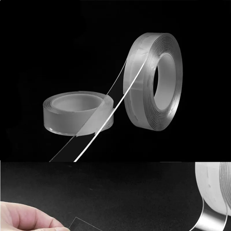 

1M Nano Tape Tracsless Double Sided Tape Waterproof Sealing Reusable Cleanable Home Outdoor Tools for Sportswear Clothing Tent