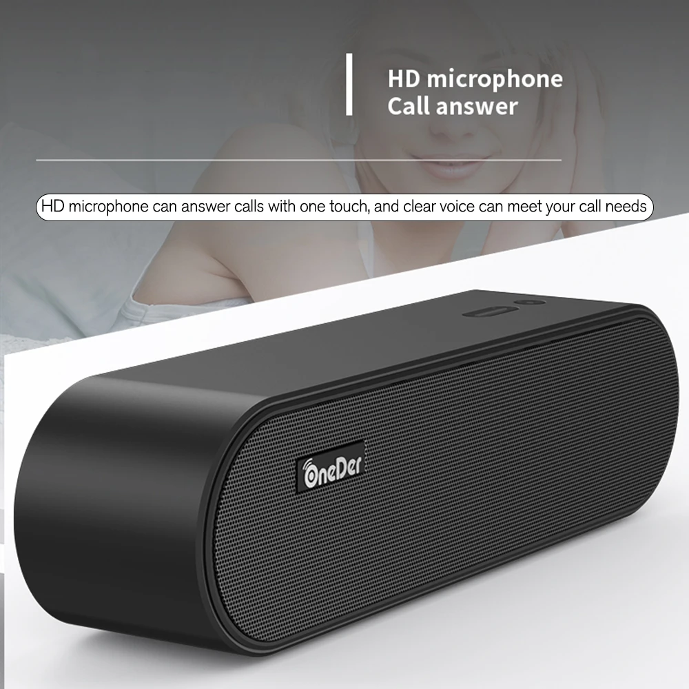 

Oneder-H1 Wireless Bluetooth Speaker Bass Surround High Volume Family Portable Car Bluetooth Computer Audio