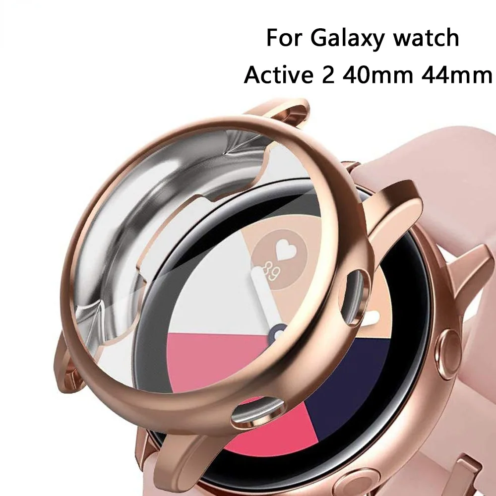 

Бампер для Samsung galaxy watch active 2 40 мм 44 мм, мягкий силиконовый чехол из ТПУ для защиты экрана Galaxy watch, чехол