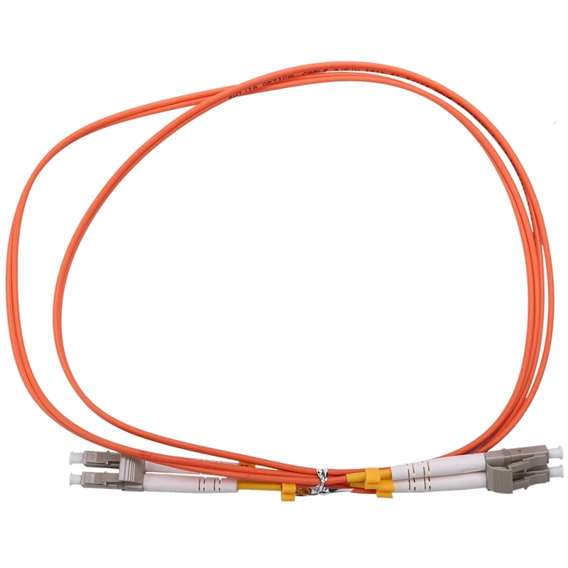 

1M Jumper Cable Duplex Multimode LC-LC LC To LC Fiber Optic Optical Patch Cord