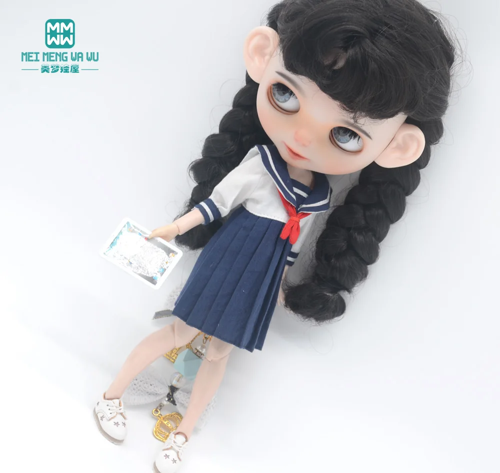 Одежда Blyth школьная форма юбка джинсовая кружевная для Azone OB22 аксессуары кукол |