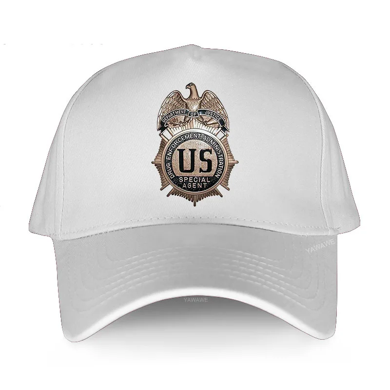 

New arrived short visor hat men luxury brand caps DEA SPECIAL AGENT US Unisex Outdoor Baseball cap Sports Snapback Running Hat