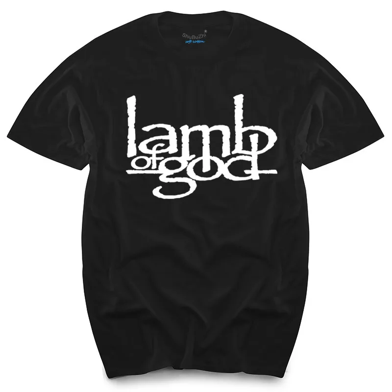 Free Shipping t-shirt mens xxxxl Lamb of God shirt men's top tees cotton tee-shirt euro size new brand