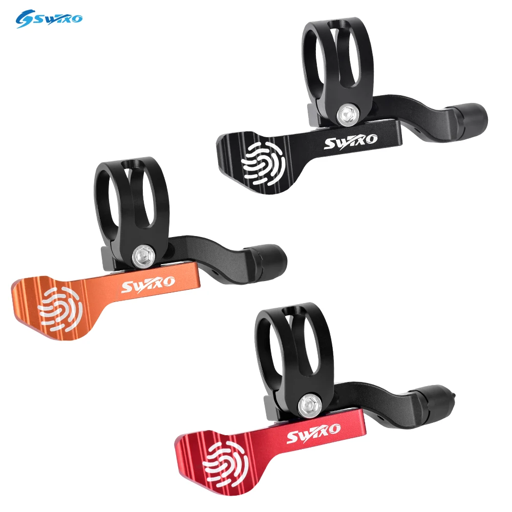 SWTXO MTB Seatpost Dropper Lever Adjustable Bicycle Remote Lever Shifter for Mountain Bike 22.2mm Clamp Ring Handlebar