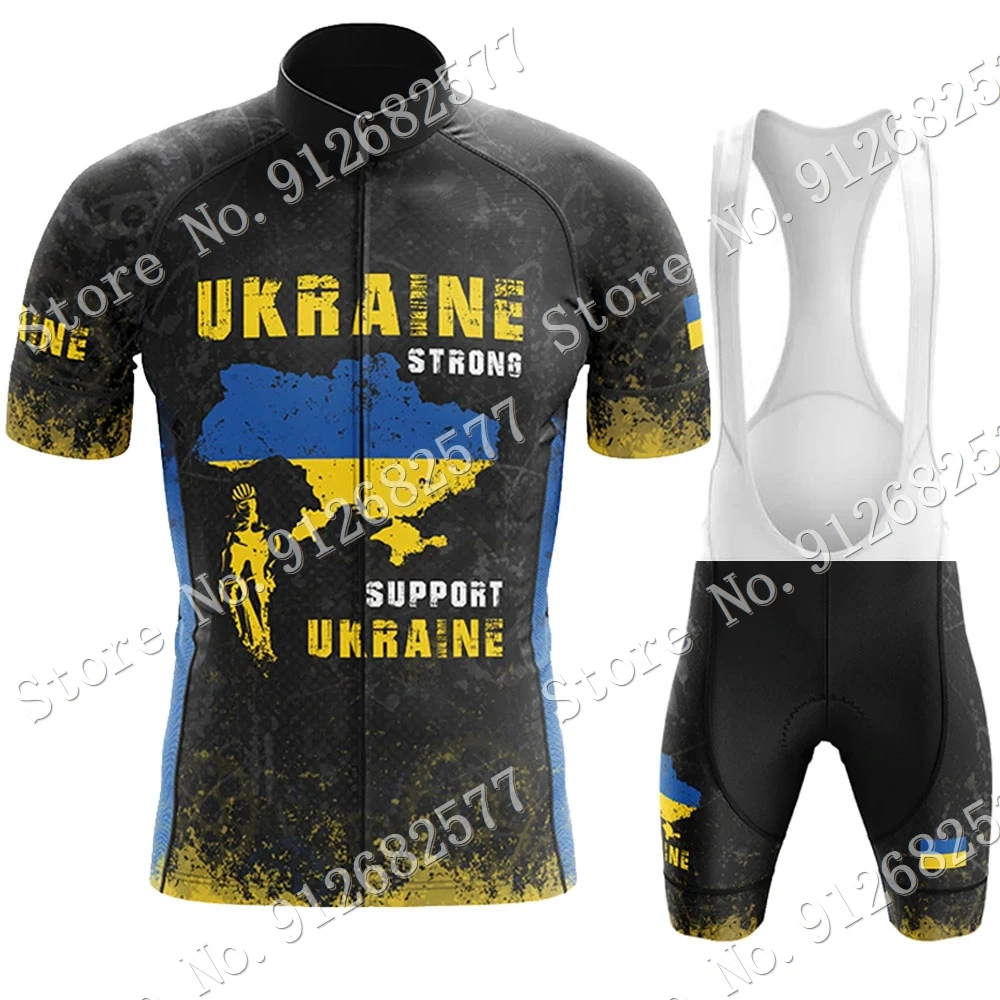 

Комплект одежды для велоспорта из Джерси национальной сборной Украины 2022, летняя велосипедная одежда, рубашка для шоссейного велосипеда, к...
