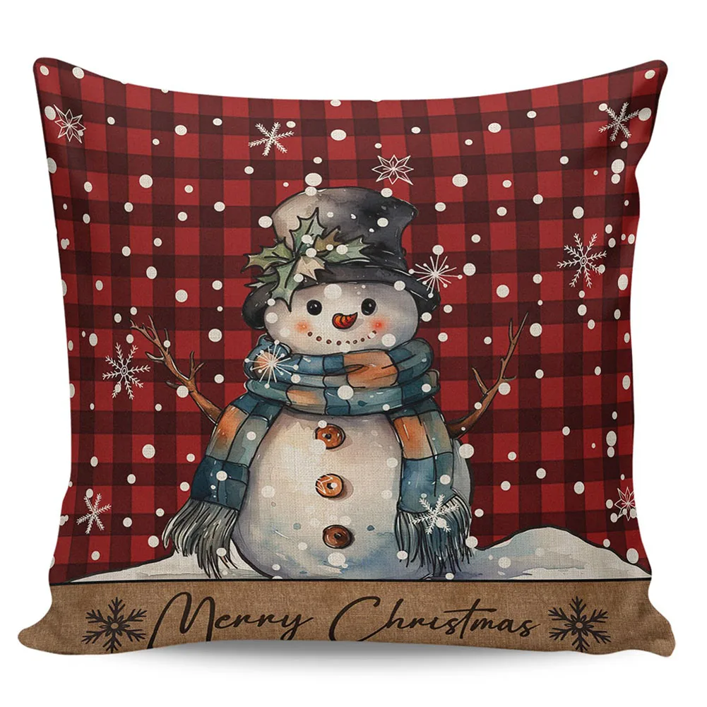 

High Quality Christmas Pillowcase Pillow Cover 45cm X 45cm Christmas Cushion Cover Christmas Home Decor Christmas Pillow Cover