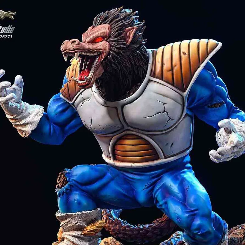 Фото [Модель из смолы] T-rex Studio Dragon Ball The Great Ape Vegeta 35 см Аниме Фигурка Фигурка Статуя Коллекция игрушек GK Figma №4