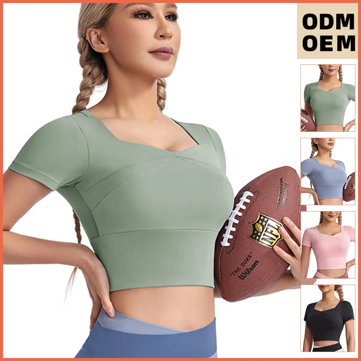 

LuLu Yoga Crop Tops Women's Short Sleeve T-Shirt with Chest Pads Quick Dry Sweat Training Open Neck Sportswear Fitness Clothes