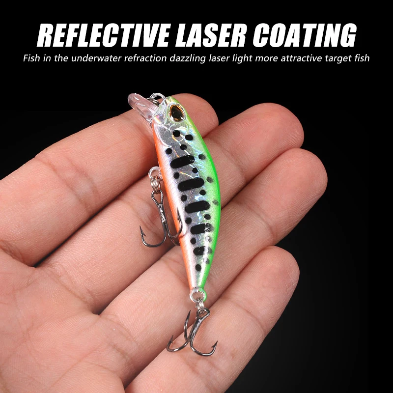 

1Pcs Pesca Sinking Minnow Fishing Lures 5.8Cm/5.4G Jerkbait Lure Suspending Hard Bait Minnow Wobbler Fishing Tackle