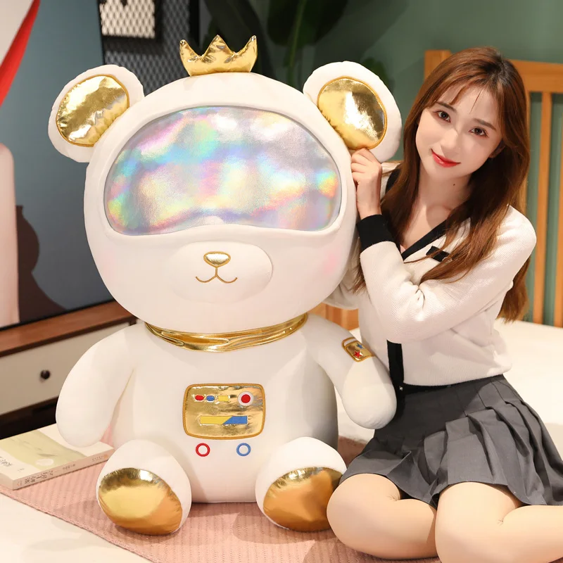 

Плюшевая подушка в виде космического медведя, 25-65 см