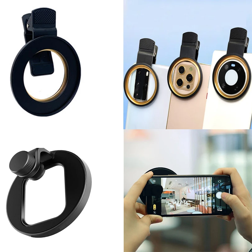

Universal 37 52 55 58 62 72 77 67MM Filter Adapter Clip UV CPL ND VND Filter Adapter Phone Camera Lens Filter Ring Mount Clip