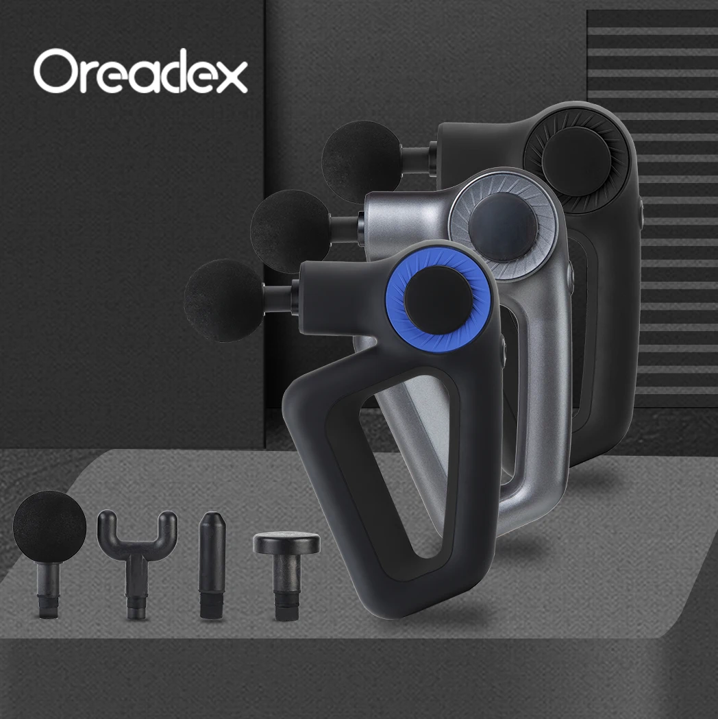 

OREADEX New Massage Gun Professional Deep Tissue Electric Massager Body Muscle Stimulation Percussion Relaxation Pain Relief