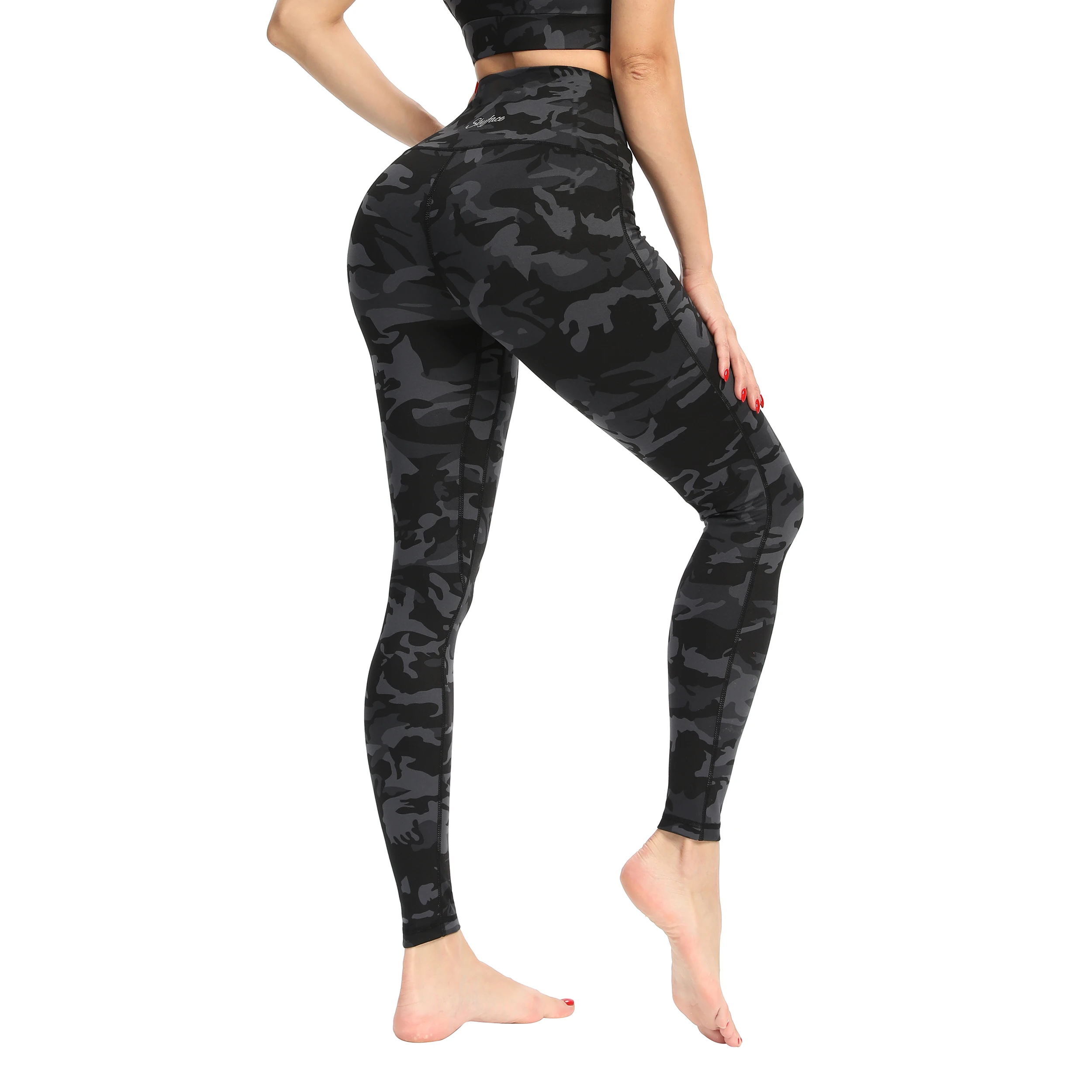 Crossover Leggings for Women Buttery Soft, High Waist Yoga Pants with Pockets for Women, Tummy Control Yoga Pants