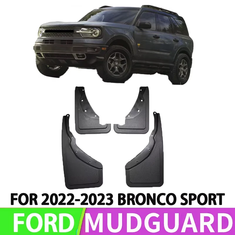Фото Подходит для спортивного автомобиля Ford Fierce Horse 2022-2023 годов, переднее и заднее колесо, специальное крыло, всплеск, реторта №1