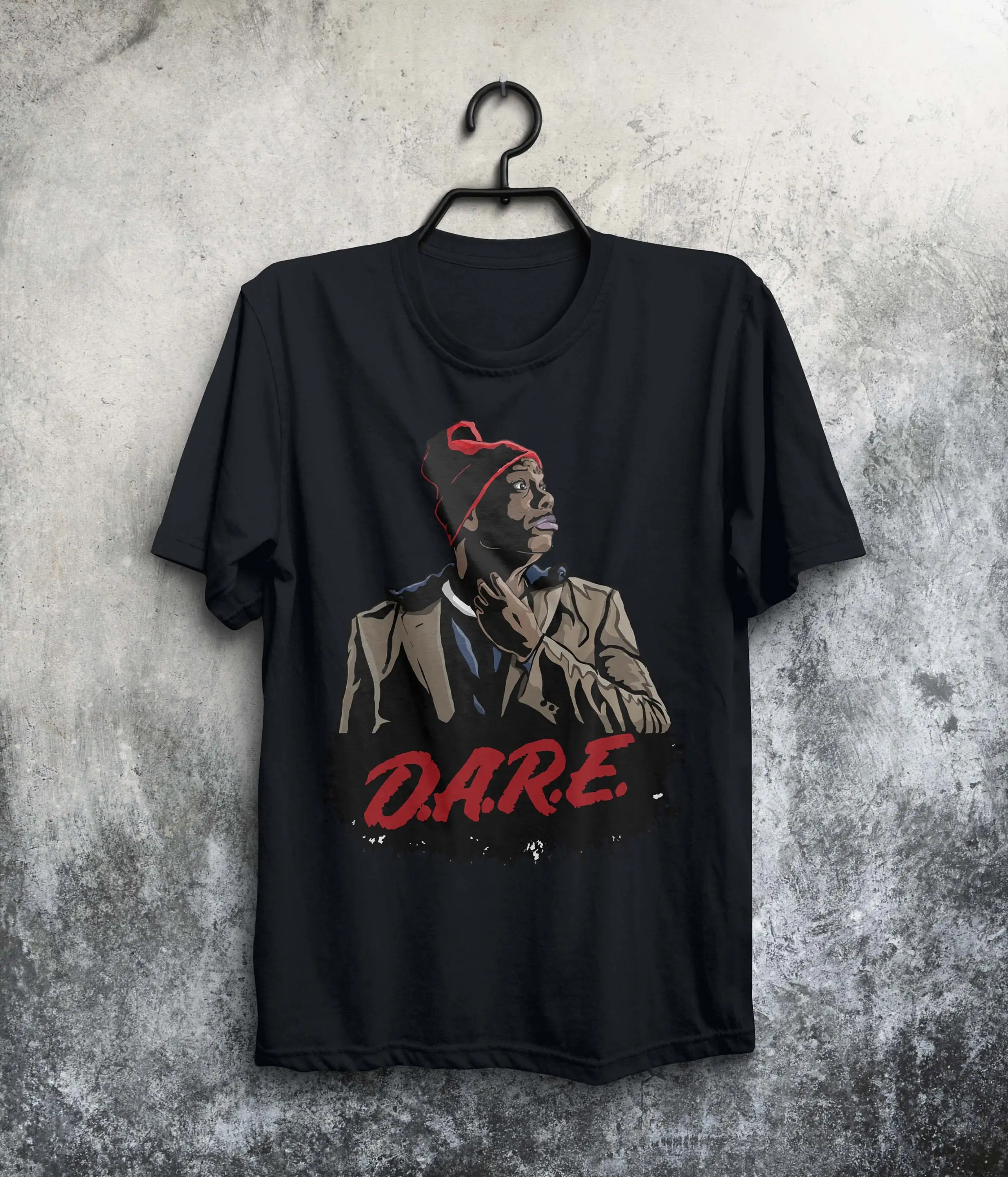 Dave Chappelle Tyrone Biggums D A R E Пародия Футболка с принтом