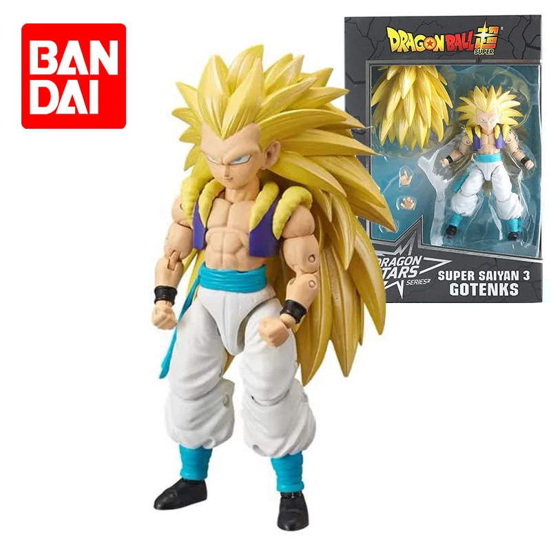 

Bandai оригинальный Dragon Ball Z готенкс Супер Saiyan 3 Dragon звезда ПВХ Аниме Фигурки Коллекционная модель дети, игрушки для взрослых подарки