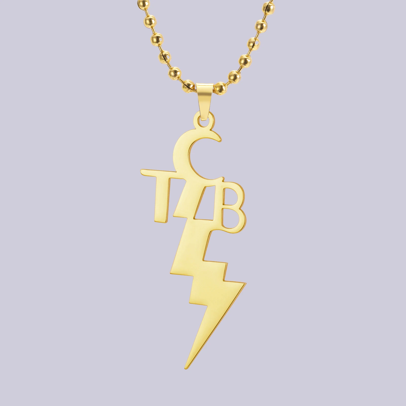 Jeshayuan ожерелье с горячей молнией TCB крутое для ухода за бизнесом шариковые