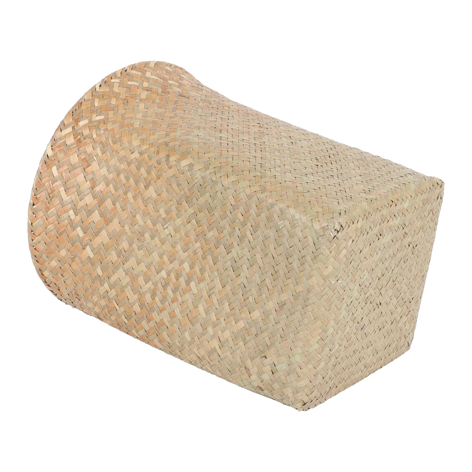 

Basket Trash Can Waste Storage Woven Bin Wicker Rattan Garbage Rubbish Paper Container Straw Wastebasket Baskets Seagrass Home