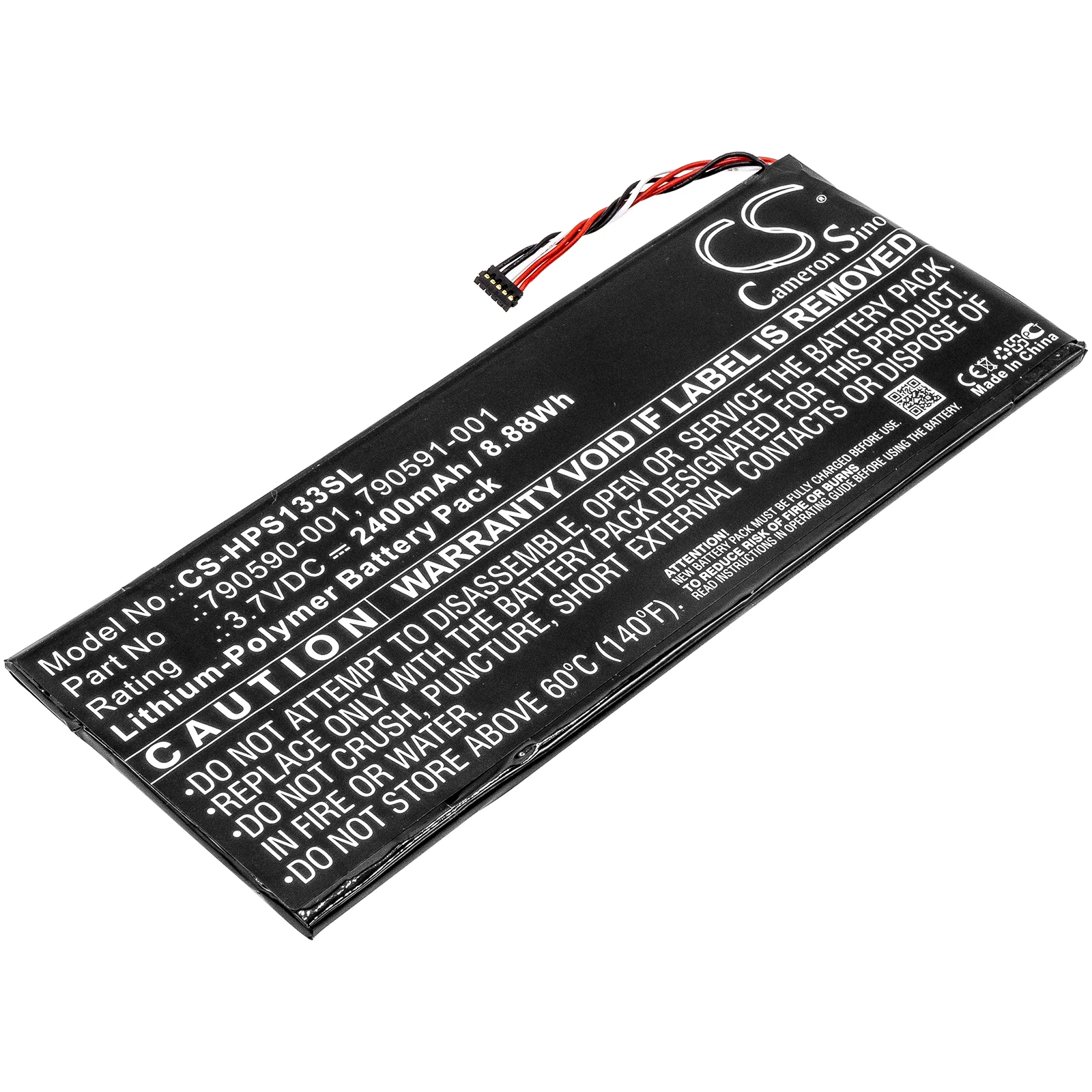 

Cameron Sino Battery For HP 790587-001 7 Plus G2,7 Plus G2 1331 2400mAh / 8.88Wh