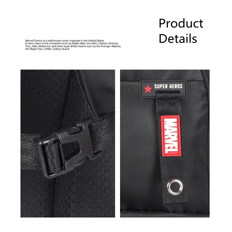 Школьные сумки Disney Marvel для мальчиков и девочек класс 3-6 человек-паук Капитан