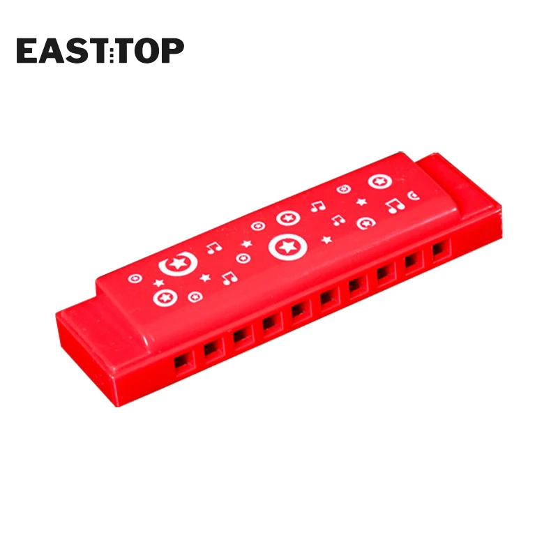 EASTTOP 6 шт. 10 отверстий красочная гармоника для детей начинающих использования в
