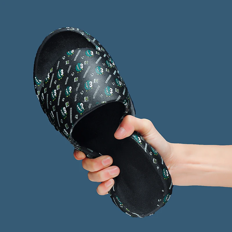 2023 New Fashion Trend Popular Deach Lovers Large Size Flip-Flops Camouflage Pattern Anti-Slip At Home