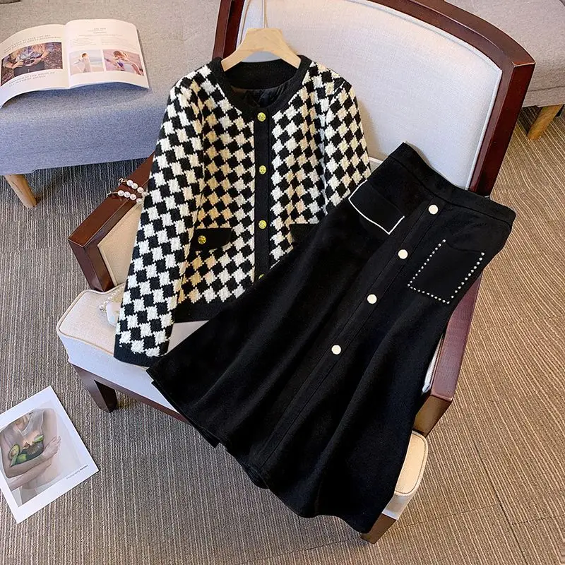 Женская одежда большого размера на осень и зиму стильная взрывоопасная уличная