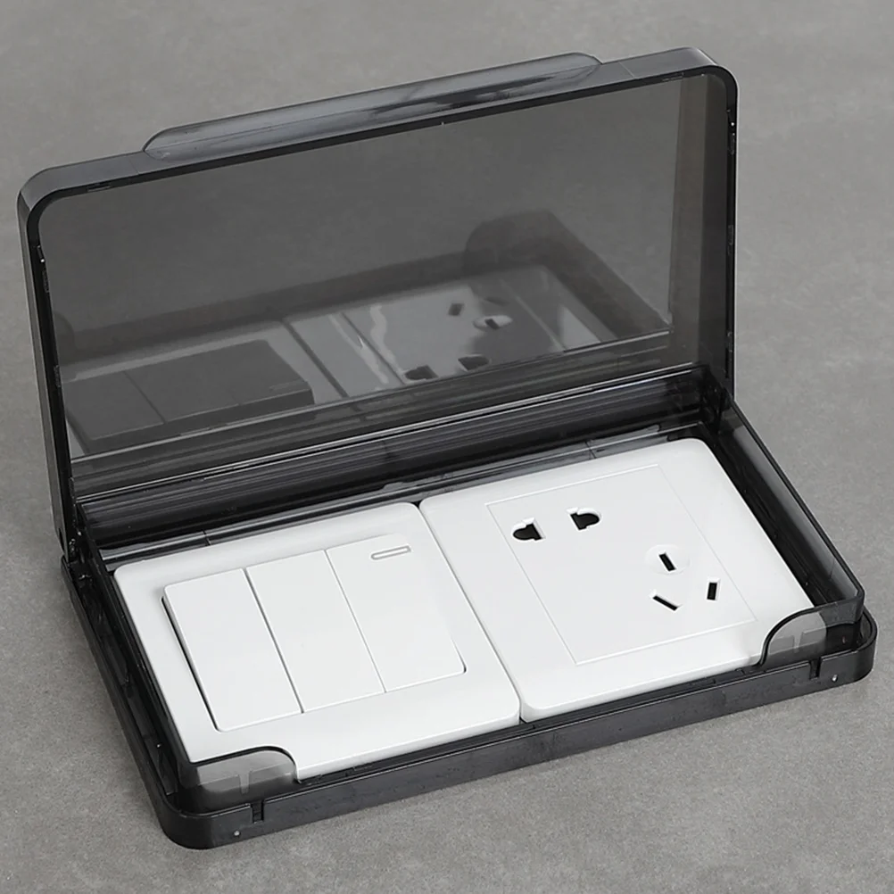 Водонепроницаемая крышка переключателя 2 шт. защита для розетки липкая