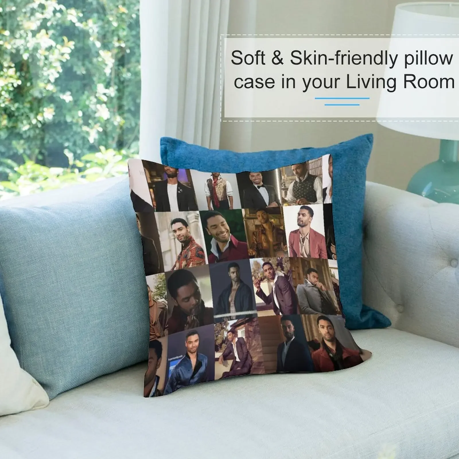 Наволочка для подушки Rege Jean Page эластичный чехол дивана