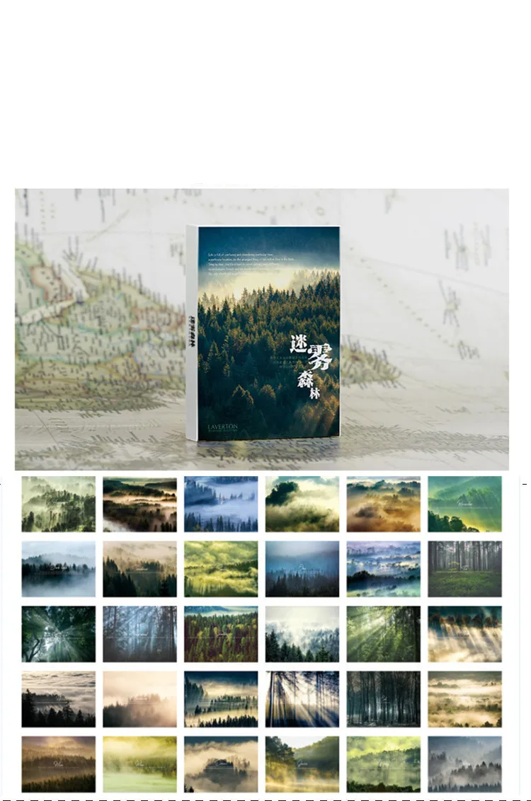 

Открытки SJMANDUN серия известных художников 30 шт