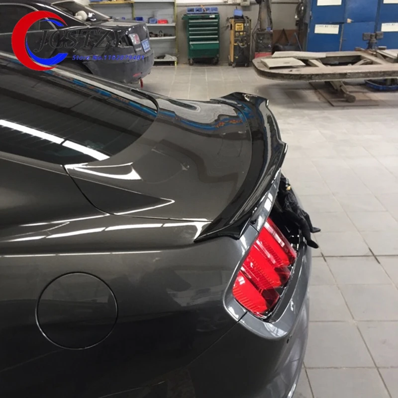 

Высококачественный спойлер из АБС-пластика Mustang, Стайлинг автомобиля для Ford Mustang 2015 2016 2017 спойлер на задний багажник, крыло