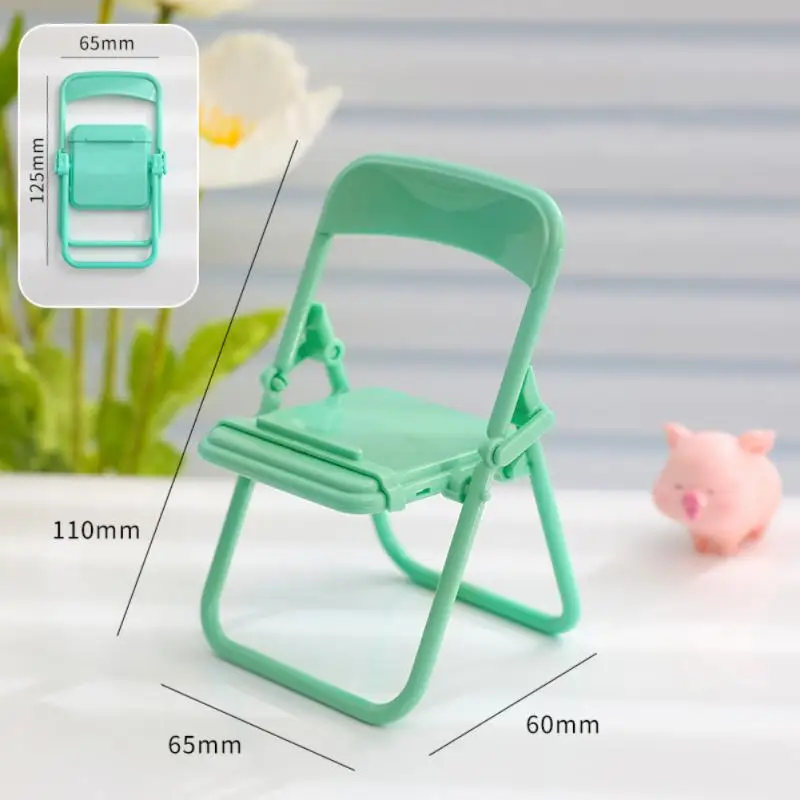 RYRA Cute Chair Phone Holder Stand Adjustable Foldable Mobile Phone Stand Desk Holder Universal Lazy Bracket For IPhone Xiaom images - 6