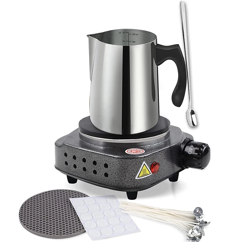 

Candle Making Kit Candle Making Tools Candle Making Supplies With Electronic Hot Plate For Melting Wax US Plug