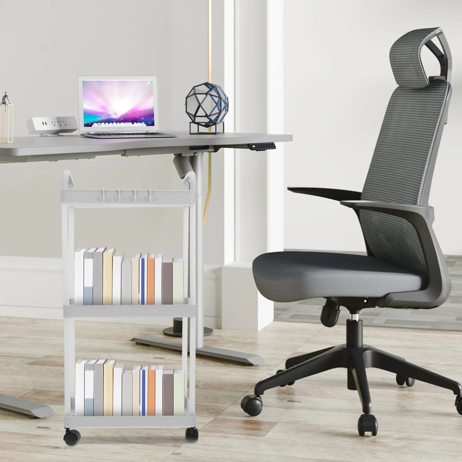 Стойка на тележке детская тележка-органайзер колесиках закуска узкая кухня