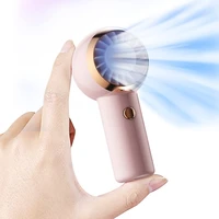 low noise cooling fan portable fan usb rechargeable handheld fans for office home lady and students mini pocket cooling fan